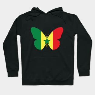 Senegal Butterfly Flag Hoodie